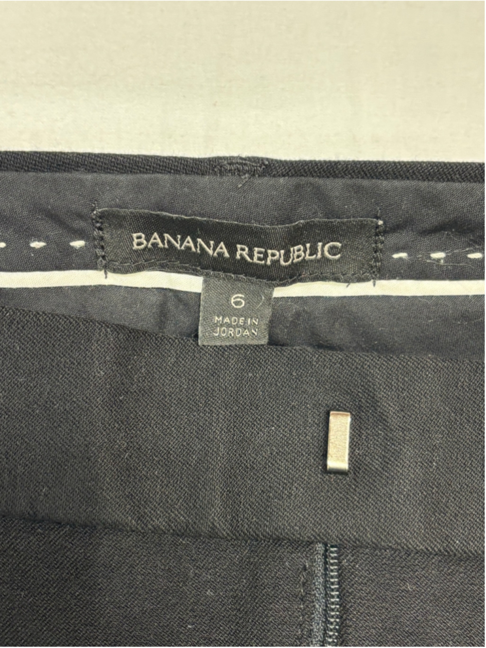 Women's Banana Republic Sloan Black Tailored Trousers Size 6 - 651 - Picture 5 of 8